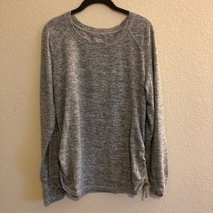 St. John’s Bay Heather Grey Long Sleeve L